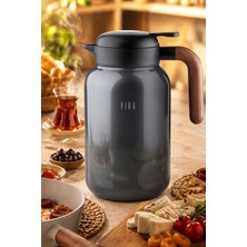 AvantajAl Neoflam Fika Paeta Çift Katmanlı Çelik Sürahi Termos 2000 ml - Antrasit