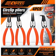 Afixs 4 Pcs Sekman Pense Seti