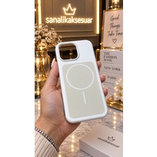 Sanalik Aksesuar Sanalikaksesuar Iphone 16 Pro Uyumlu Magsafe Manyetik Premium Silikon Kılıf Yumuşak Dokulu Full Koruma