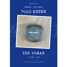 Lana Gatto Fresh Örgü Ipi %100 Keten 50 gr 163 M – FR-8897