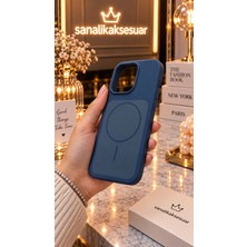 Sanalik Aksesuar Sanalikaksesuar Iphone 13 Pro Max Uyumlu Magsafe Manyetik Premium Silikon Kılıf Yumuşak Dokulu Full Koruma