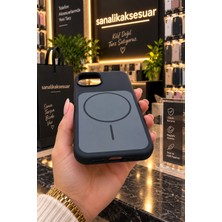 Sanalik Aksesuar Sanalikaksesuar Iphone 14 Uyumlu Magsafe Manyetik Premium Silikon Kılıf Yumuşak Dokulu Full Koruma