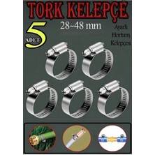 Tork T2848 Ayarlı Hortum Kelepçesi 28X48 mm Ayarlı Kelepçe Metal (5 Adet)