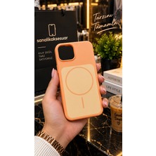 Sanalik Aksesuar Sanalikaksesuar Iphone 12 Uyumlu Magsafe Manyetik Premium Silikon Kılıf Yumuşak Dokulu Full Koruma