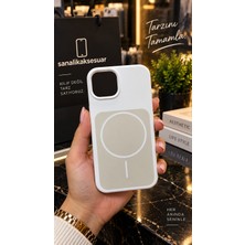 Sanalik Aksesuar Sanalikaksesuar Iphone 12 Uyumlu Magsafe Manyetik Premium Silikon Kılıf Yumuşak Dokulu Full Koruma
