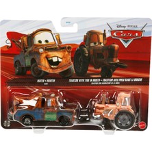 Mattel Cars 3 Karakter 2’li Araçlar - Mater-Tractor With Tire In Mouth JKW71