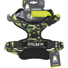 Hiking Reflektörlü Köpek Tasması Kamuflaj Large 45-95 cm