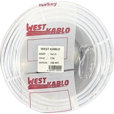 Renas Store 3x1,5 mm Ttr Elektrik Kablosu 100 Metre