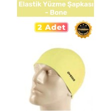 Floranova Özel Üretim Su Geçirmez Silikon Yüzücü Havuz ve Deniz Bonesi Elastik Yüzme Şapkası 2li Set