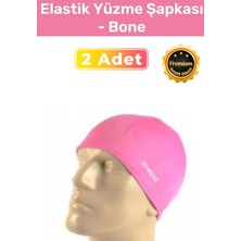 Floranova Özel Üretim Su Geçirmez Silikon Yüzücü Havuz ve Deniz Bonesi Elastik Yüzme Şapkası 2li Set
