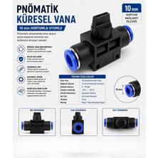 Firetech EHVFF10-10 Pnömatik 10 mm Pnömatik Küresel Vana 10 mm