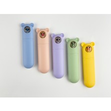 Bak Gel Al Pastel Renk Fosforlu Kalem Seti 6 Renk – Mikro Ayıcık Kapaklı Sevimli Highlighter Kalemler