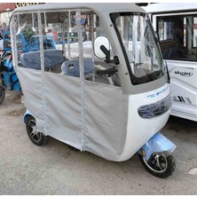 Aksekili Branda Skyjet Skycar Yarısı Çadır Yarısı Şeffaf Elektrikli