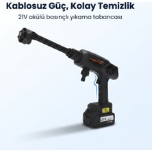 Bezos Kablosuz Basınçlı Yıkama Tabancası | Taşınabilir Oto Yıkama