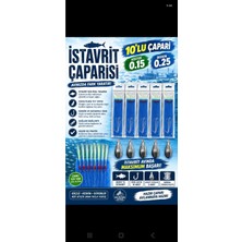 Marmara Global 10 Lu Istavrit Çaparisi (5 Adet) + 50 Gram Armut Kurşun (5 Adet)
