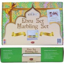 Artdeco Ebru Başlangıç Seti A4 Tekneli 8X30 ml Hazır Set Hobi Seti