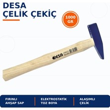 Sait Demirci Desa Arge Toptan 1000 gr Çekiç Ahşap Sap Özellikli Profesyonel Kalite Mekanik El Aleti