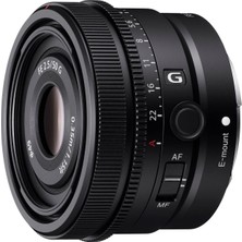 Sony Fe 50MM F2.5 G Objektif (SEL50F25G, Tam Format, Sabit Odak Uzaklığı, G Serisi, E Yuvalı, Kompakt ve Hafif, Portreler ve Sokak Için Ideal, Sony Alpha A7 Serisi, A6000 Serisi ve ZV-E10 Için)