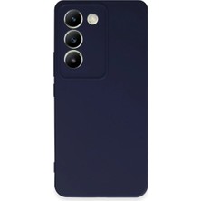 Vivo V30 Lite 4g Kılıf First Silikon - Lacivert