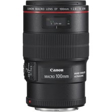 Canon Ef 100MM F2.8 L Is Usm Makro Objektif (67 mm Filtre Çapı, Görüntü Sabitlemeli) Siyah