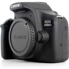 Canon Eos 2000D Slr Kamera Muhafazası (24,1 Mp, Dıgıc 4+, 7,5 cm (3,0 Inç) Lcd, Full Hd, Wıfı, Aps-C Cmos Sensör), Siyah