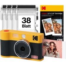 Kodak Mini Shot 2 Era 5x7.6cm Şipşak Kamera, 38 Yaprak, Sarı