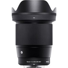 Sigma Canon Ef-M Objektif Bayoneti Için Sigma 16MM F1.4 Dc Dn Contemporary Objektif