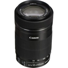 Canon Slr Fotoğraf Makineleri Için Canon Ef-S 55-250MM F4-5.6 Is Stm Objektif