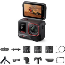 INSTA360 Ace Pro 2 Ultimate Videografi Paketi - Leica, Xplorer Pro-Grip Kit Sokak Fotoğrafçılığı, Film, Makro, Uww Objektif, Siyah Sis ve Yıldız Filtresi ile Geliştirilen Su Geçirmez 8k Aksiyon Kamera