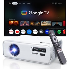 Aurzen Google Tv ve Dolby Audio Özellikli Aurzen Eazze D1G Projektör – Ev Sineması ve Bahçe Için