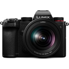 Panasonic Lumıx S DC-S5K Tam Format Kamera (4k, L Montajlı Bayonet, 24,2 Mp Sensör, V-Log, Toz ve Su Sıçramasına Dayanıklı), R2060E Objektifli, Siyah