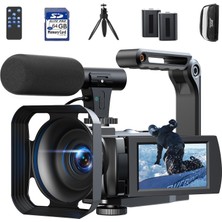 Fırefoto Video Kamera Kamera 5k 56MP Youtube Için Vlog Kamerası