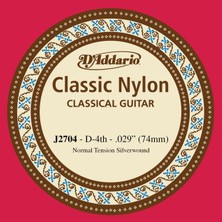 Daddarıo J2704 Klasik Tek Tel, Naylon, D-(Re), Normal