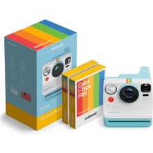 Polaroid - Şipşak Kamera - Şimdi Gen3 - Kutup Mavisi + Renkli Film Paketi (16 Fotoğraf)