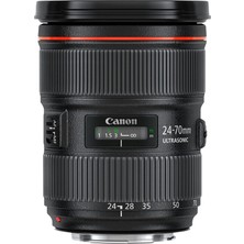 Canon Ef 24-70MM F2.8l Iı Usm Standart Zoom Objektif (82 mm Filtre Çapı) Siyah