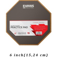 Evans RF6D 6" Real Feel, Çift Taraflı, Çalışma Pedi