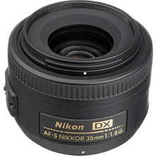 Nikon 2183 Af-S Dx Nikkor 35MM 1:1.8g Objektif (52MM Filtre Çapı)