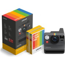 Polaroid - Şimdi Gen 3 - Şipşak Kamera - Paket Kamera + Renkli Film (16 Fotoğraf) Siyah (6560)