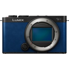 Panasonic Lumix DC-S9E-A Tam Çerçeve Aynasız Kamera, Açık Kapılı Vlog, 24,2 Mp, 6k/4k, 779 Noktalı Pdaf, Görüntü Sabitleme, Lut, 180° Esnek Monitör, 5 Ghz Wi-Fi Mavi, Kamera Gövdesi