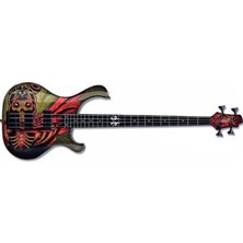 Cort Bas Gitar, Siyah Desenli, Pdx-4/f & Pdx-4/r (H-H)