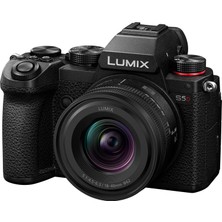 Panasonic Lumix S5D, Tam Kare Aynasız Kamera, S-R1840E 18-40MM Objektifli, L Montajlı, 24,2mp, 4K 60P Kayıt, Canlı Ön Vizör, 180° Esnek Monitör, Wifi, Bluetooth, Siyah