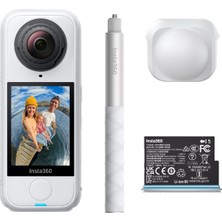 INSTA360 X4 Hava Başlangıç Paketi Beyaz - 165G Hafif 8k 360 Aksiyon Kamerası