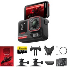 INSTA360 Ace Pro 2 MM93 Sürümü - Marc Márquez Işbirliğinden 8k Aksiyon Kamerası, Motosiklet Kamerası, Düşük Işıkta Üst Kısım, Rüzgar Gürültüsünü Azaltma, Çevirmeli Dokunmatik Ekran ve Aı Düzenleme