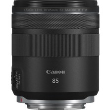 Canon Rf 85MM F2 Macro, Canon Eos R Serisi Için Stm Portre Objektifidir (0,5x Makro Büyütme, 5 Kademeli Görüntü Sabitleyici, 9 Kanatlı Iris Diyafram, Sessiz Stm Motor, Geniş Açılı Objektif) Siyah