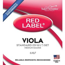 Vıola Tel Seti, Red Label, Medıum (15"-16.5"),
