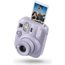 Instax Fujıfılm Instax Mini 13™ Şipşak Kamera | Anında Baskı - Selfie Aynası, Yakın Çekim Modu ve Otomatik Pozlama | Dreamy Purple
