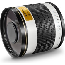 Walimex Pro Nikon F Için Walimex Pro 500/6.3 Dslr Ayna Objektif, 500 mm Odak Uzaklığına Sahip Kamera Objektifi, Tam Format ve Aps-C Kamera Için Ayna Objektif, Yüksek Kaliteli Kamera Ekipmanı