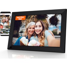 Cytem Dijital Fotoğraf Çerçevesi 10,1 Inç, Wlan ve Frameo'lu, Parlama Önleyici Mat, 32 GB Bellek, Hareket Sensörü, USB Bellek + Sd Kart Için, Otomatik Görüntü Genişletme, IPS Dokunmatik Ekran 1280X800