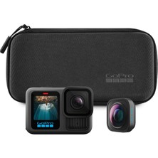 Gopro HERO13 Black Ultra Wide Edition - 5.3K60 Video, 27MP Fotoğraf, Gelişmiş 177 Derece Görüş Alanı + Hb Serisi Objektif Uyumluluğuna Sahip Su Geçirmez Aksiyon Kamerası