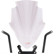 GP Kompozit Bajaj Pulsar NS 200 2011-2024 Uyumlu Ön Cam Şeffaf - 47 cm